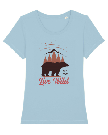 Live wild Sky Blue
