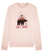 Live wild Bluză mânecă lungă Unisex Rise