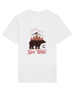 Live wild Tricou mânecă scurtă Unisex Rocker