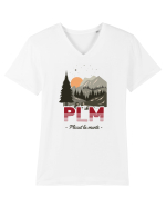 Plecat la munte Tricou mânecă scurtă guler V Bărbat Presenter