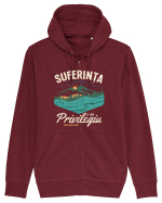 Suferinta e un privilegiu Hanorac cu fermoar Unisex Connector