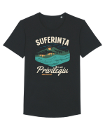 Suferinta e un privilegiu Tricou mânecă scurtă guler larg Bărbat Skater