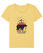 Ursul Baaa Tricou mânecă scurtă guler larg fitted Damă Expresser