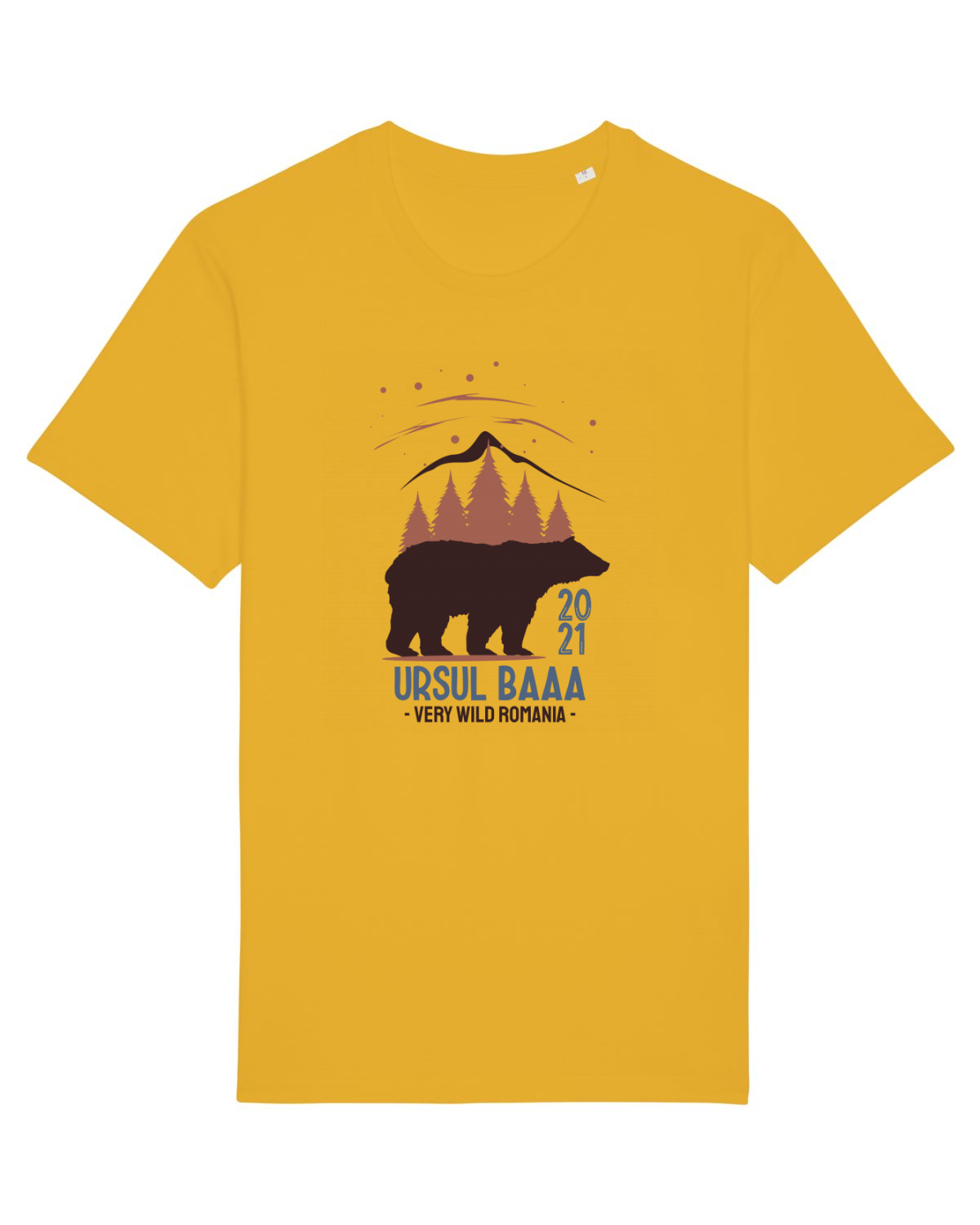 Tricou mânecă scurtă Unisex Rocker Spectra Yellow