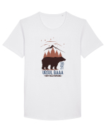 Ursul Baaa Tricou mânecă scurtă guler larg Bărbat Skater