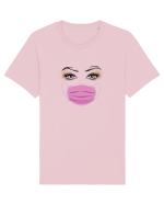 Mască Roz Tricou mânecă scurtă Unisex Rocker