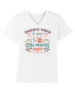 Iubește viața Tricou mânecă scurtă guler V Bărbat Presenter