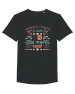 Iubește viața Tricou mânecă scurtă guler larg Bărbat Skater