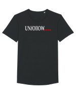 Unfollow... Tricou mânecă scurtă guler larg Bărbat Skater