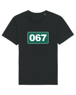 Jocul Calamarului 067 Player Tricou mânecă scurtă Unisex Rocker