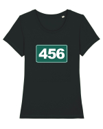 Jocul Calamarului 456 Player Tricou mânecă scurtă guler larg fitted Damă Expresser