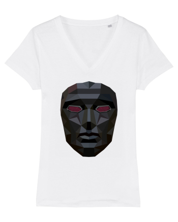 Boss Mask front Man White
