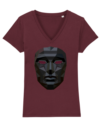 Boss Mask front Man Burgundy