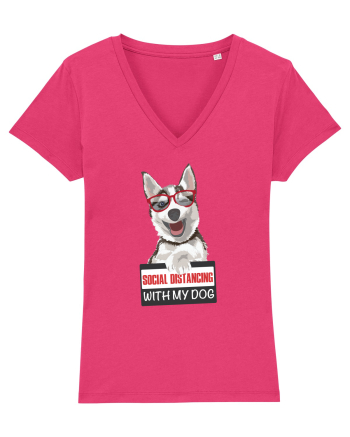 Social Distance Husky Raspberry