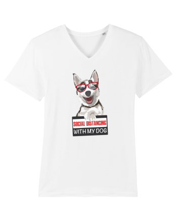 Social Distance Husky White