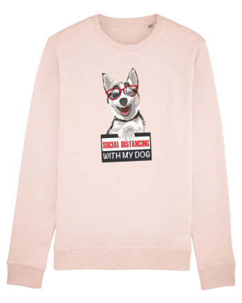 Social Distance Husky Candy Pink
