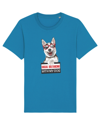 Social Distance Husky Azur