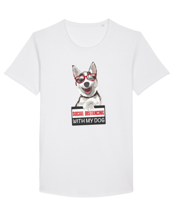 Social Distance Husky White