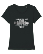 Daca alegi clovni asteapta-te sa ai CIRC Tricou mânecă scurtă guler larg fitted Damă Expresser