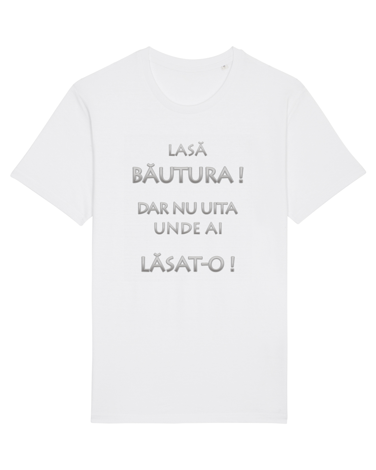 Tricou mânecă scurtă Unisex Rocker White