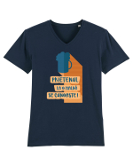 La o Halbă ! Tricou mânecă scurtă guler V Bărbat Presenter