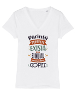 Parintii perfecti Tricou mânecă scurtă guler V Damă Evoker