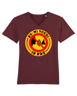 Nu-mi vorbi in nas Tricou mânecă scurtă guler V Bărbat Presenter