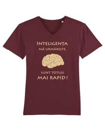 Inteligența mă urmărește Burgundy