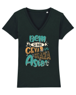 Bem si noi ceva in seara asta Tricou mânecă scurtă guler V Damă Evoker