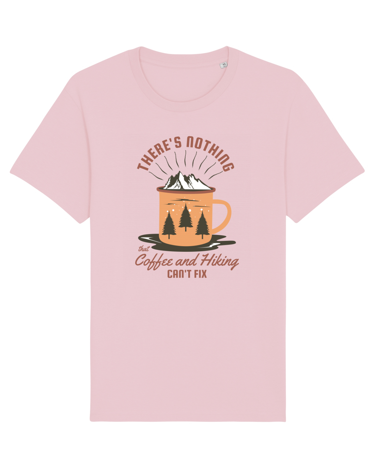 Tricou mânecă scurtă Unisex Rocker Cotton Pink