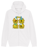 Bee Pun Hanorac cu fermoar Unisex Connector