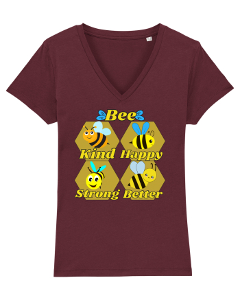 Bee Pun Burgundy