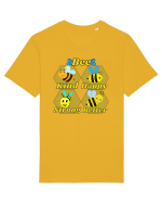 Bee Pun Tricou mânecă scurtă Unisex Rocker