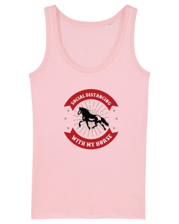 Social Distancing Horse Cotton Pink