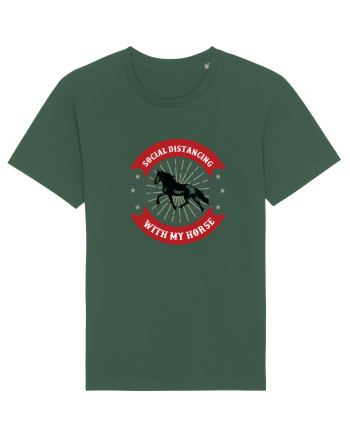 Social Distancing Horse Bottle Green