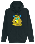 Bee Pun.Bee Strong Hanorac cu fermoar Unisex Connector