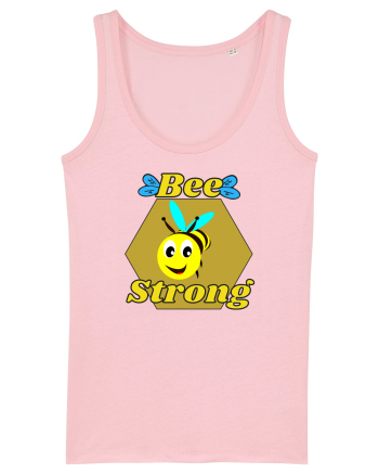 Bee Pun.Bee Strong Cotton Pink