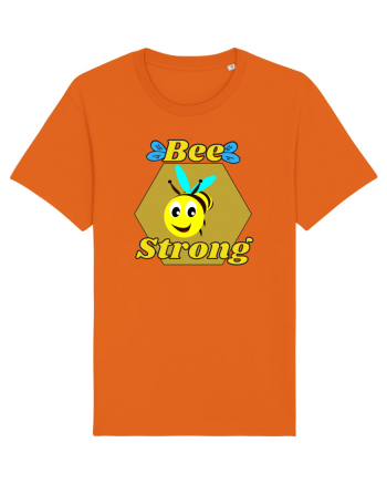 Bee Pun.Bee Strong Bright Orange