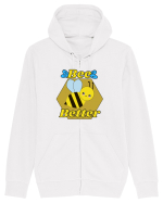 Bee Pun Hanorac cu fermoar Unisex Connector