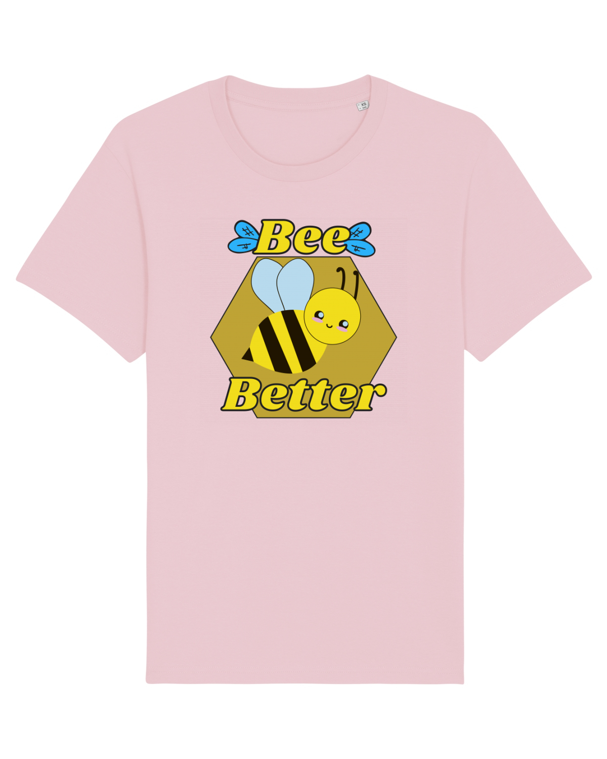 Tricou mânecă scurtă Unisex Rocker Cotton Pink