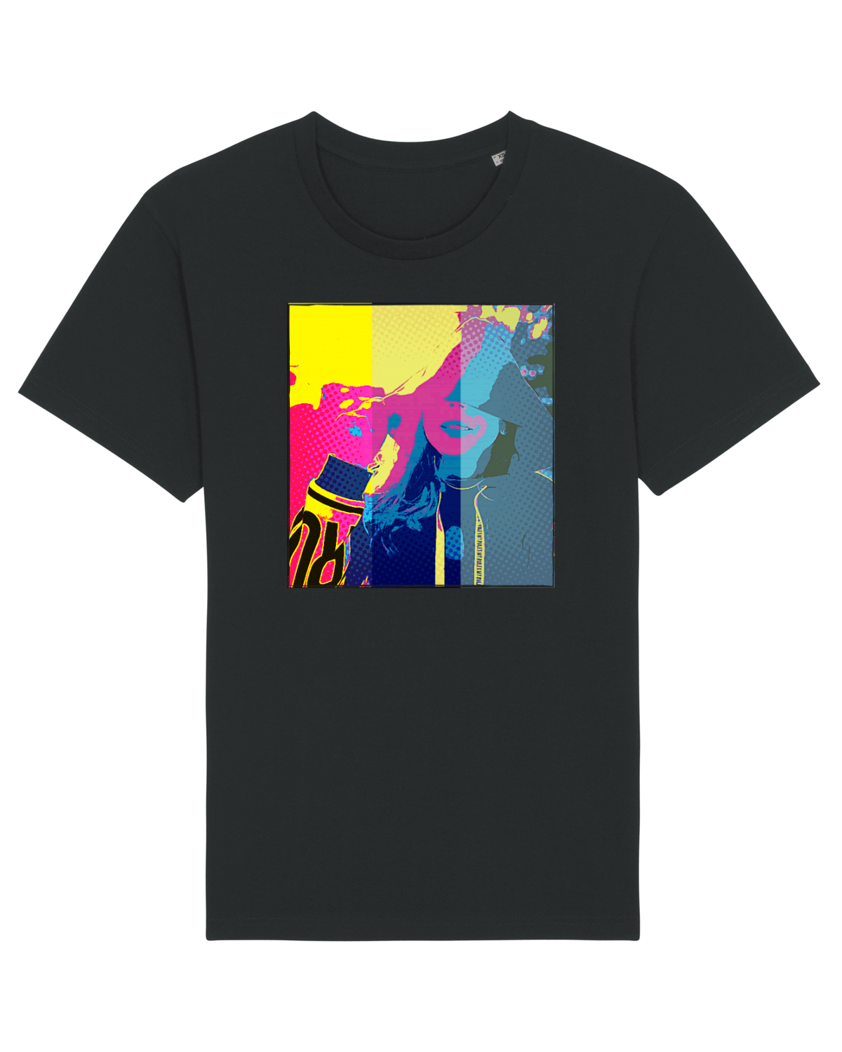 Tricou mânecă scurtă Unisex Rocker Black