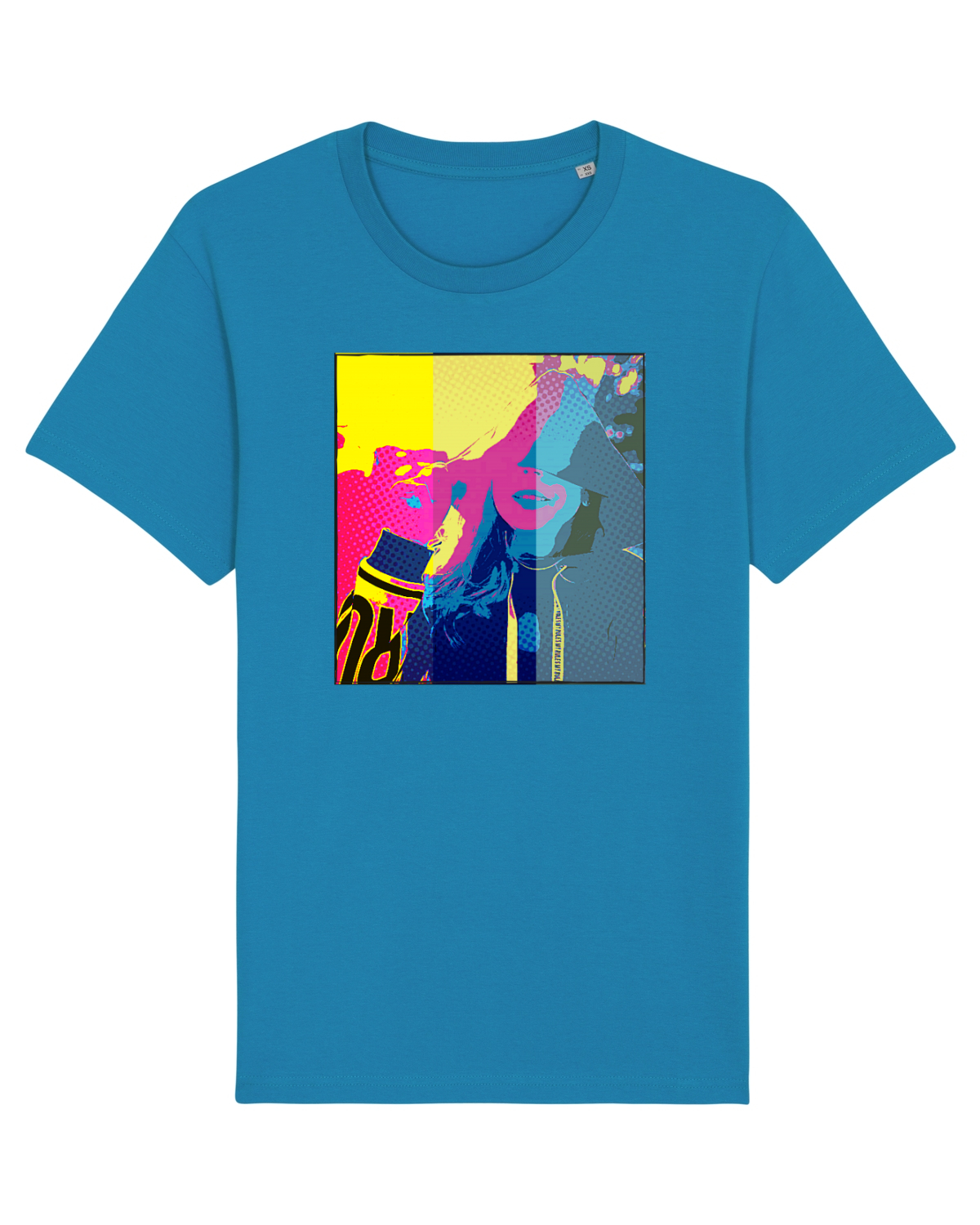 Tricou mânecă scurtă Unisex Rocker Azur