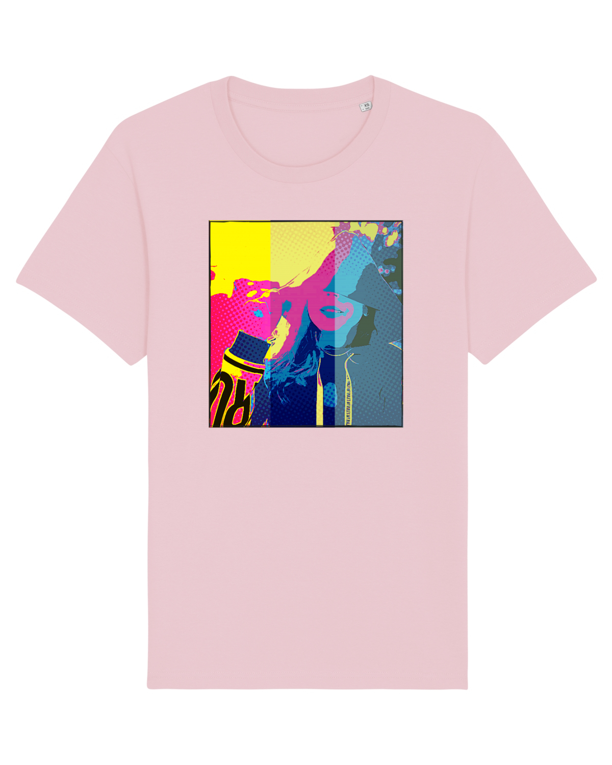 Tricou mânecă scurtă Unisex Rocker Cotton Pink