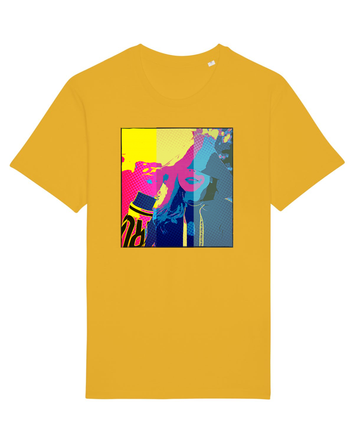 Tricou mânecă scurtă Unisex Rocker Spectra Yellow