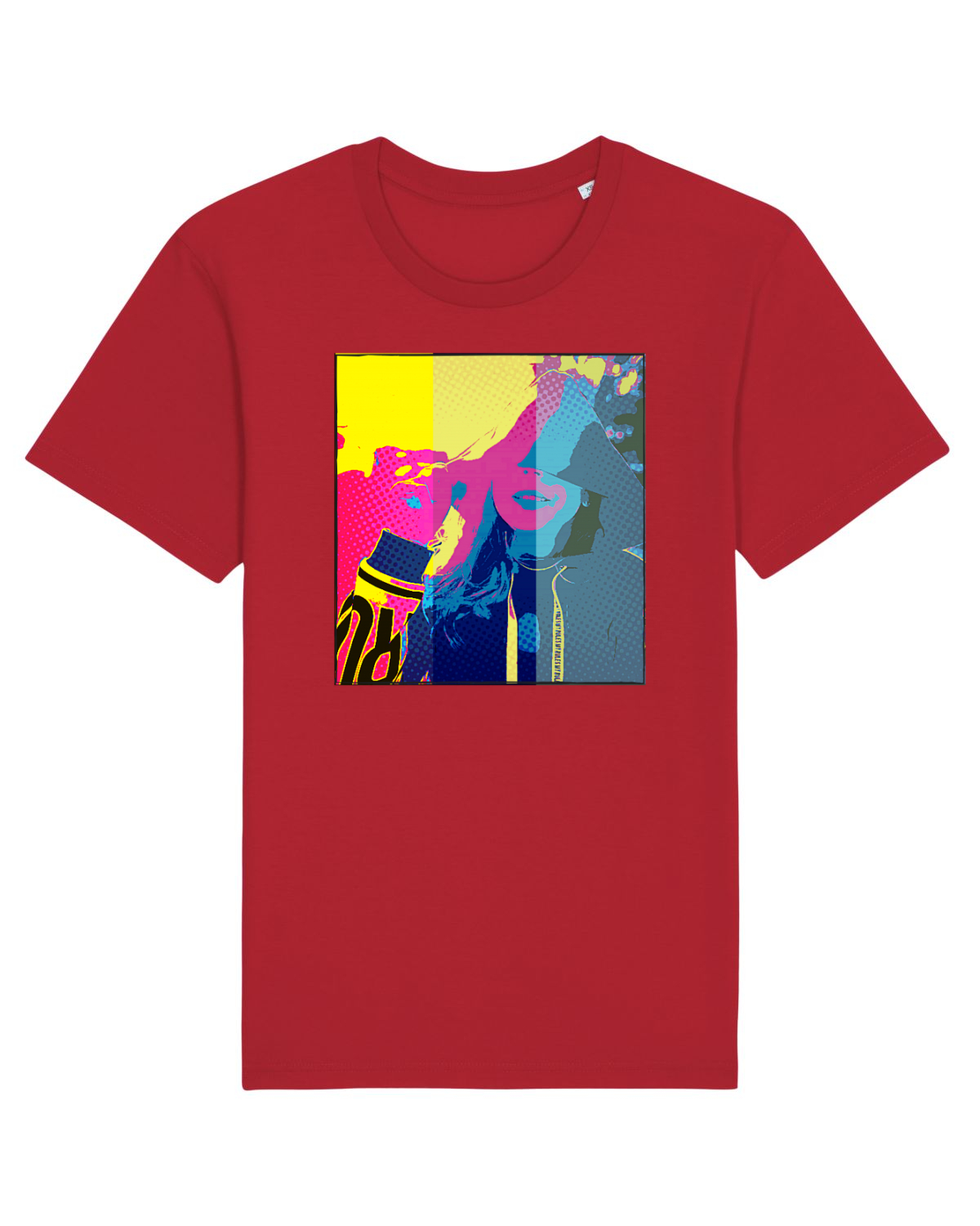 Tricou mânecă scurtă Unisex Rocker Red