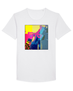 Cool Girl Tricou mânecă scurtă guler larg Bărbat Skater