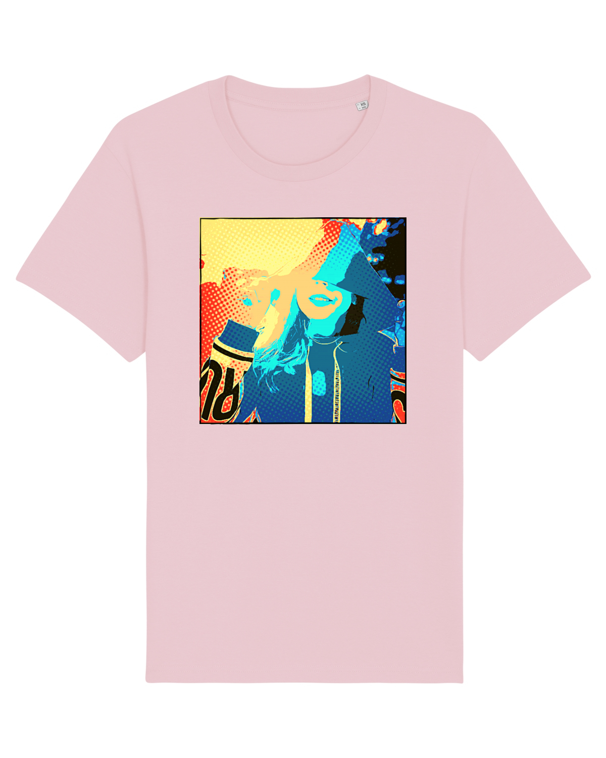 Tricou mânecă scurtă Unisex Rocker Cotton Pink