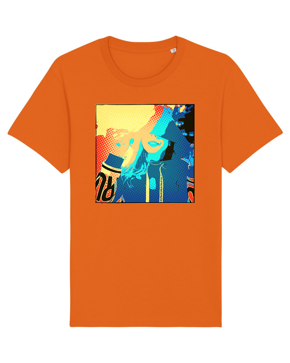Tricou mânecă scurtă Unisex Rocker Bright Orange