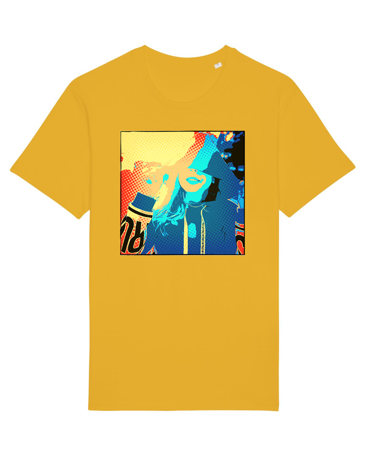 Tricou mânecă scurtă Unisex Rocker Spectra Yellow