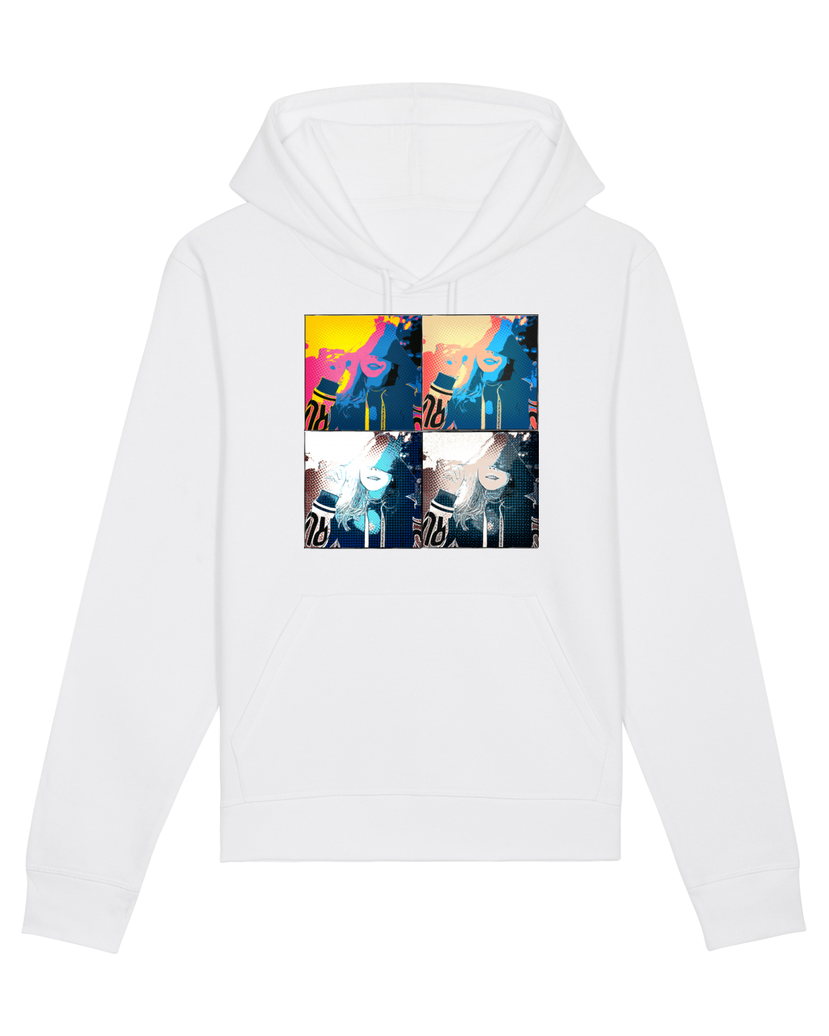 Hanorac Unisex Drummer White